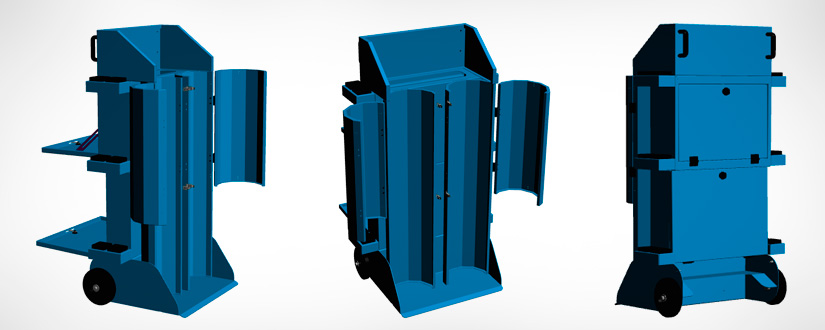 Carrello portabombole Eco 2